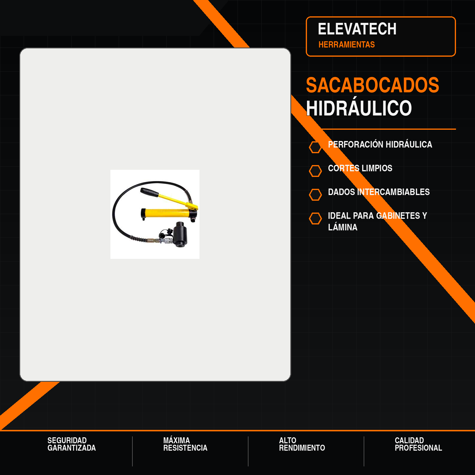 Sacabocados hidráulico